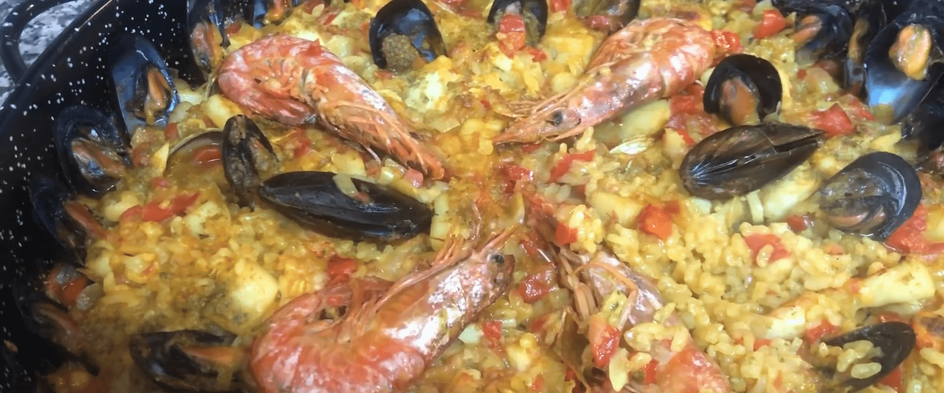 Orez la cuptor cu fructe de mare - Reteta pas cu pas